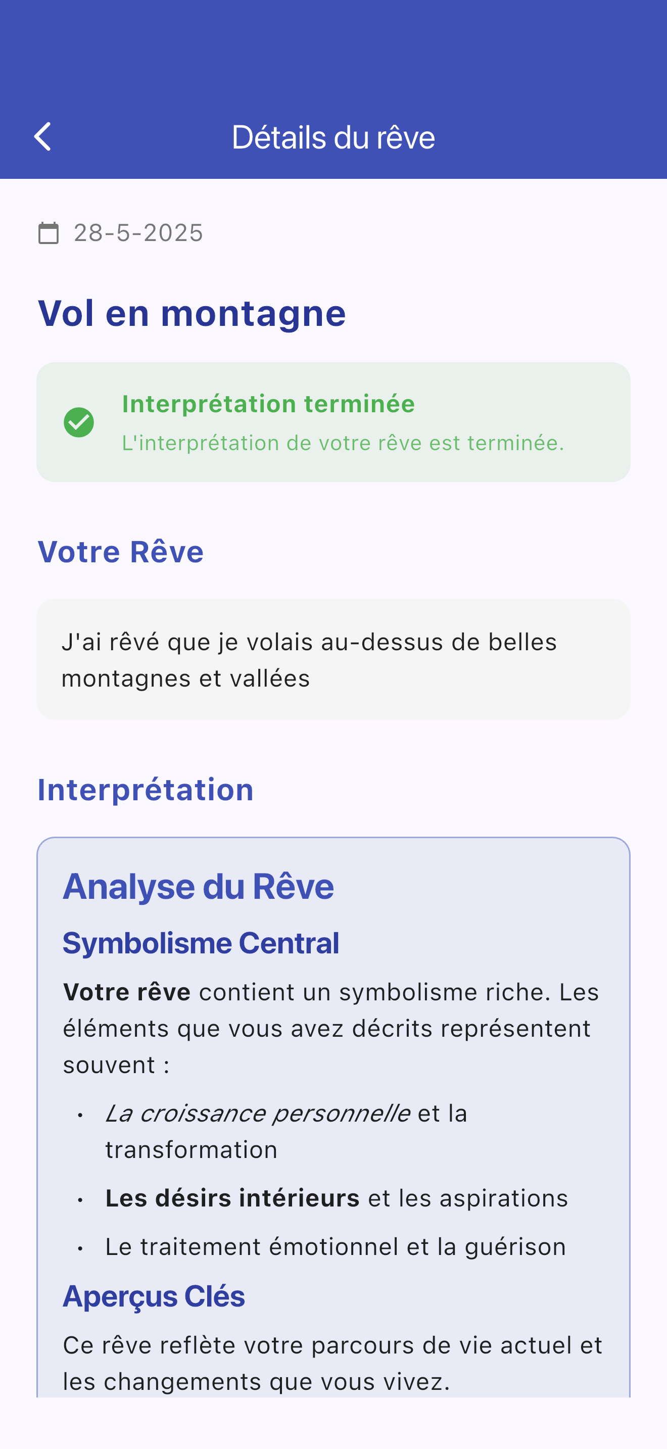 Interprétation IA